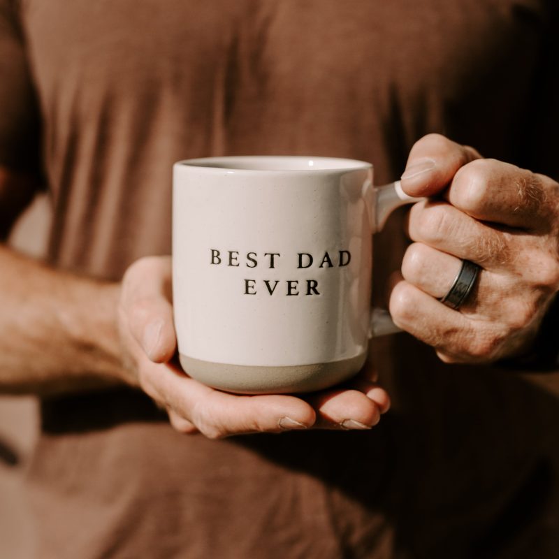 CM092 BEST DAD EVER STONEWARE COFFEE MUG MAY 2023 SWEET WATER DECOR 02 1