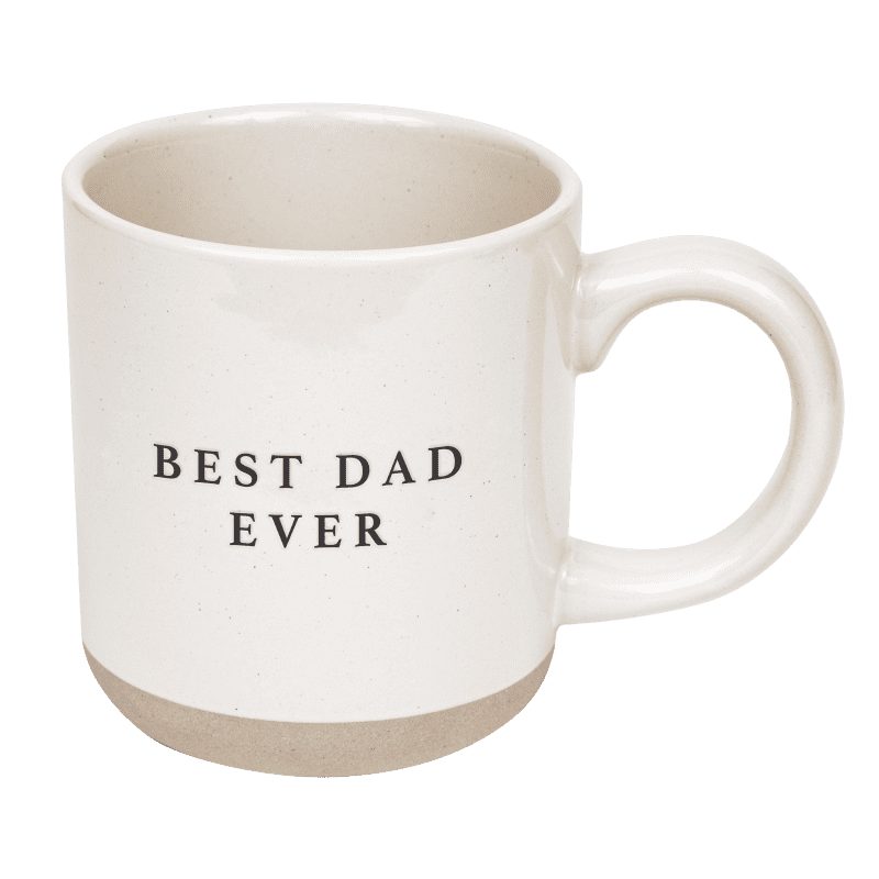 CM092 BEST DAD EVER STONEWARE COFFEE MUG WB MAY 2023 SWEET WATER DECOR